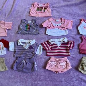 Build-A-Bear clothing lot: 13 items